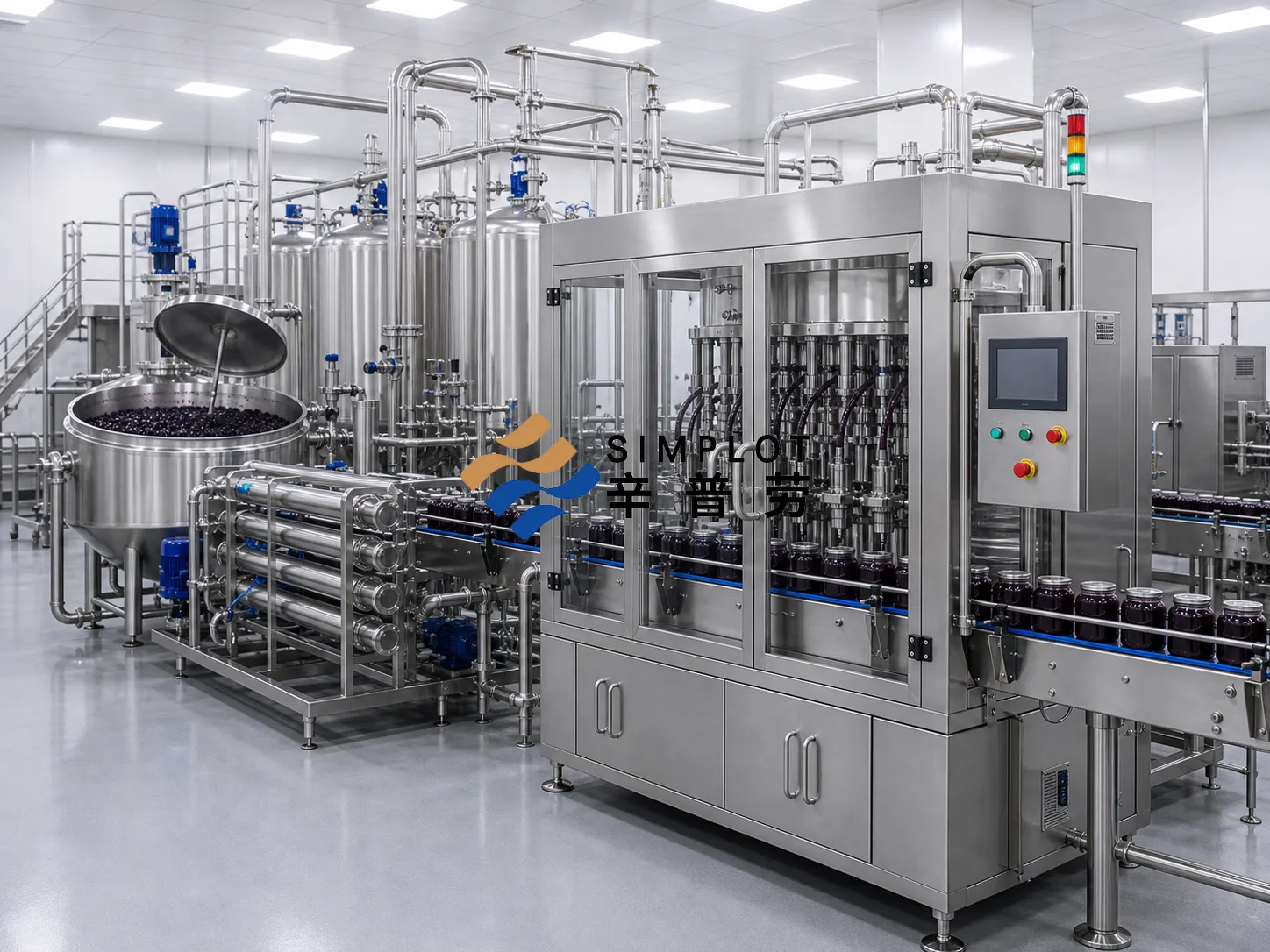Blueberry Jam Processing Line
