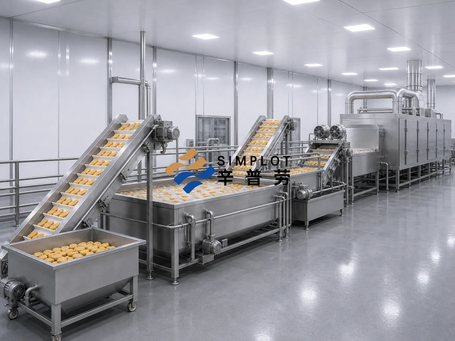 Frozen Chicken Nugget Processing Line