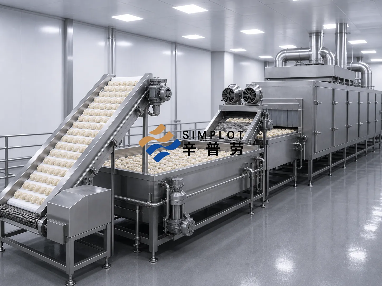 Frozen Dumpling Processing Line