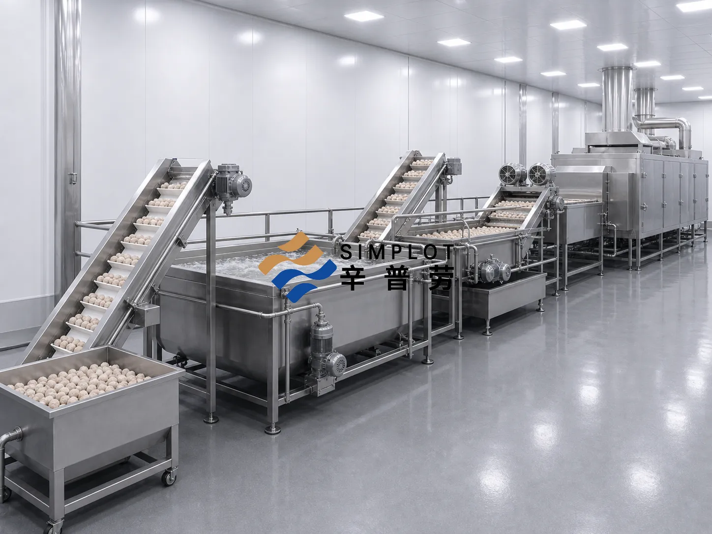 Frozen Meatball Processing Line