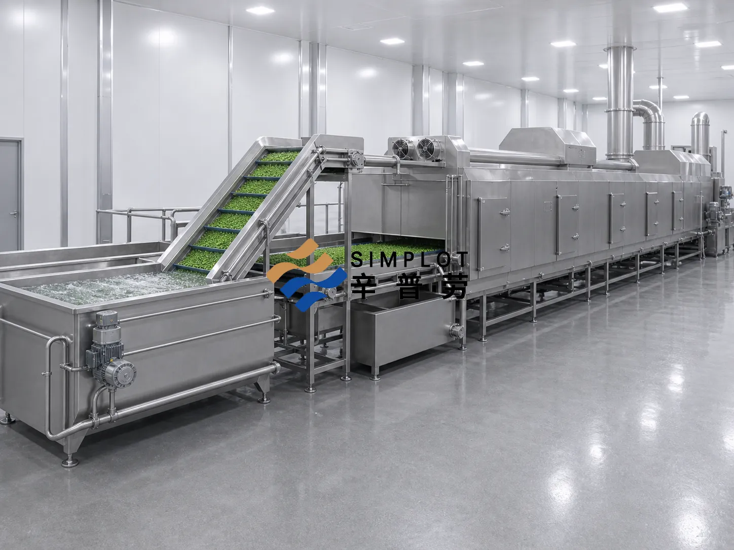 Frozen Pea Processing Line