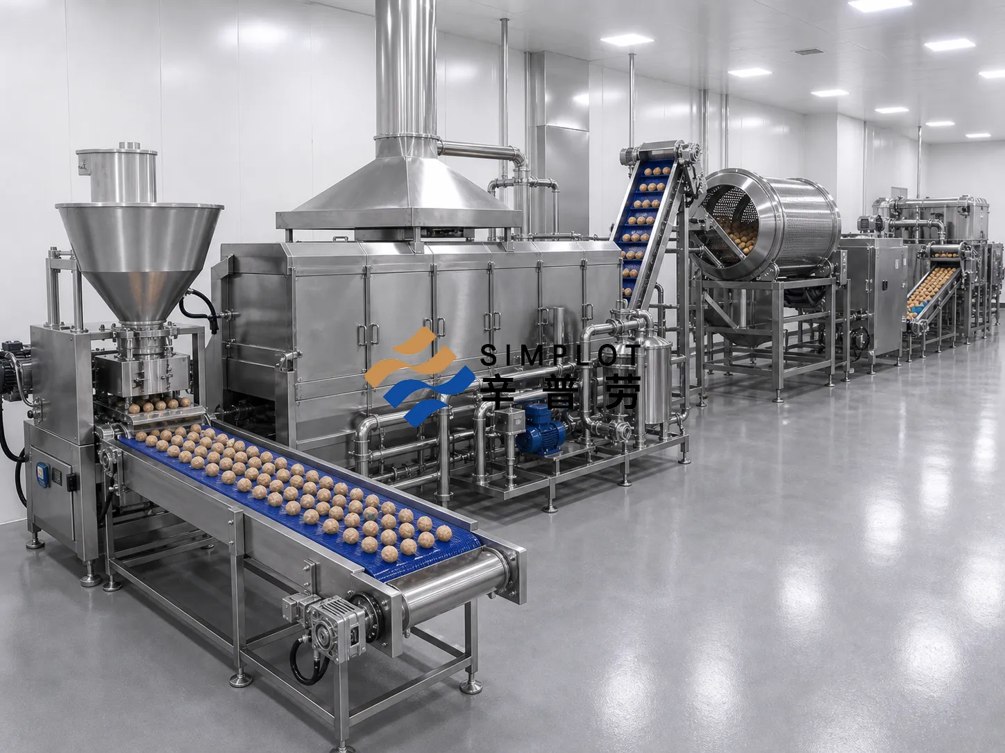 Meatball Frying Production Line