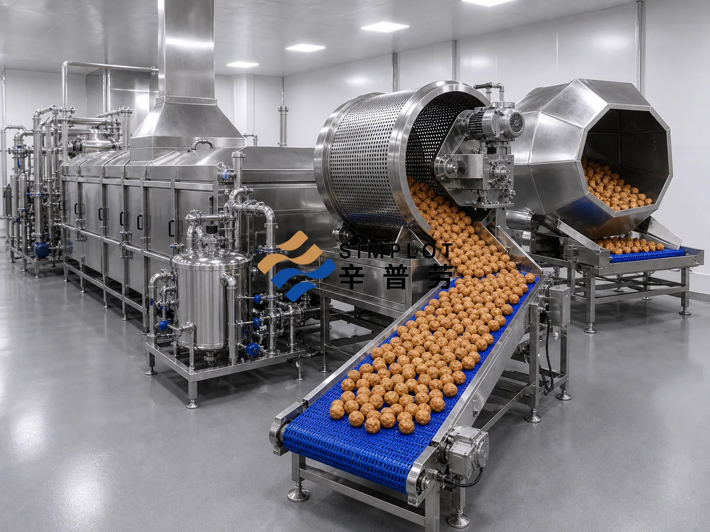 Meatball Frying Production Line