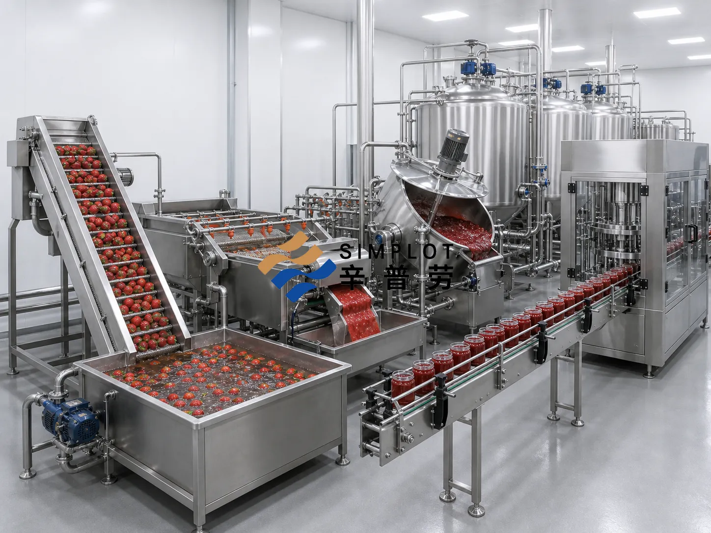 Strawberry Jam Processing Line